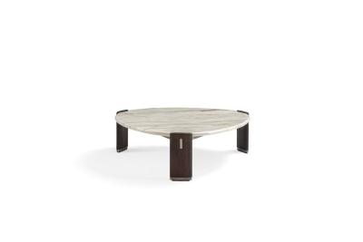 China High End Modern Coffee Table In Marble Wood Hardware For Home Hotel for sale