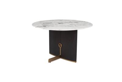 China Sectional Fabric Contemporary High End Coffee Table With Marble Wood Hardware for sale