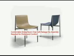 Comfortable Dining Room Chair Soft Package No Assembly Required for Dining and Comfort