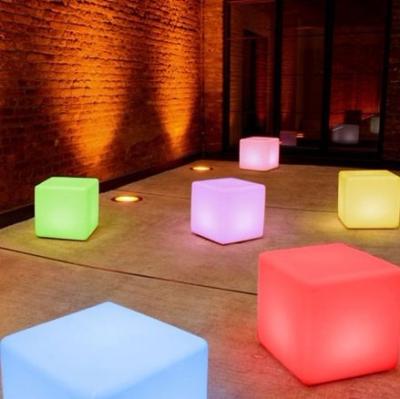 China Modern Factory Direct Selling 16 Colors Change 4 Mode Mini Led Cube Sensory Mood Cube Flashing Lighting for sale