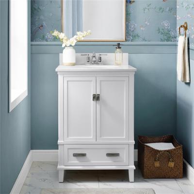 China China Supplier Traditional Bathroom Vanity Solid Wood Vanity With Sink for sale