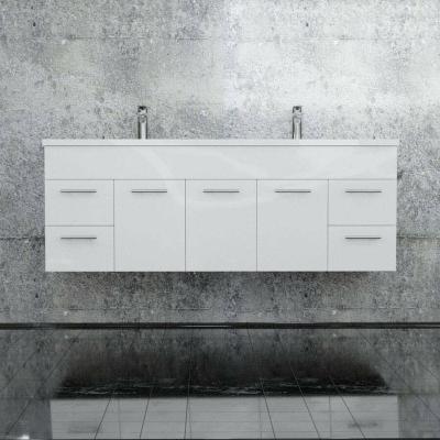 China Manufacturer OEM / ODM Modern Rectangular Sanitary Ware Bathroom Cabinet Vanities for sale