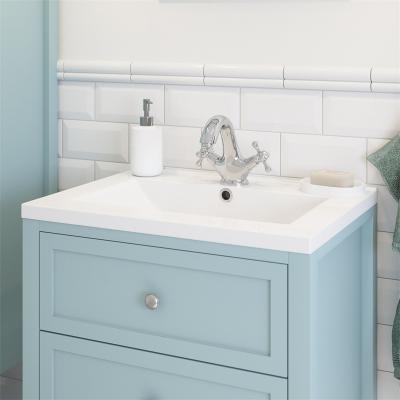 China Traditional Square Vessel Sink Hand Wash Lab Resin Countertop Chinese Bathroom Sink for sale