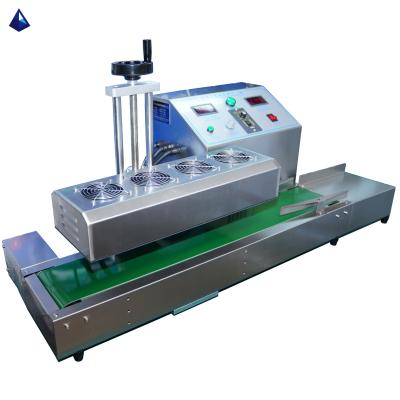 China Factory air cooling aluminum foil continuous electromagnetic sealing machine LX-6000 for sale