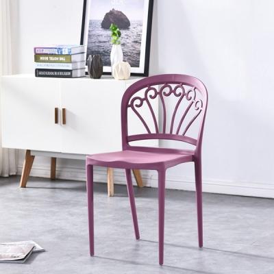 China New Design New Design China Factory Full Plastic Polypropylene Dining Chairs Family Dinner Used Kitchen Dining Chairs for sale