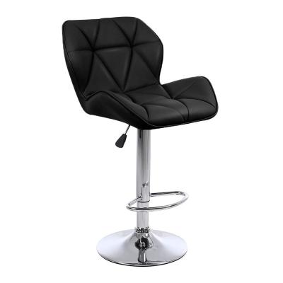 China Best modern cheap high swivel PU leather and fabric modern hot-selling adjustable kitchen bar chair for sale