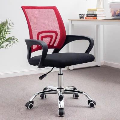 China Meeting Room Swivel Casters Chair Modern Cheap Lift Swivel Mesh Fabric Office Chair With Wheels for sale