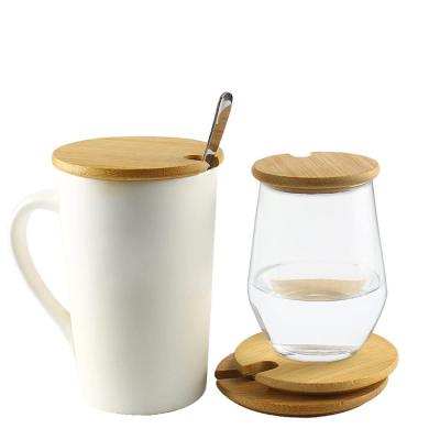 China Wholesale Non-Refillable Wooden Lids New Clear Wooden Style Cups Water Bottle Lid Lid for sale