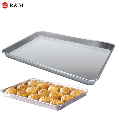 China Durable Bakery Aluminum Copper Sandwich Tray Baking Quare Set Oil Frying Baklava 3pc Tray Baking Electric Baking Pan Trays for sale