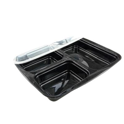 China High Quality Disposable Bento Box For Food Disposable Tray 3 Compartment Food Takeout for sale