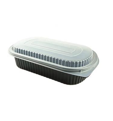 China 900ml Disposable Food Container Lunch Bento Box Disposable Takeaway Plastic Food Container With Lid for sale