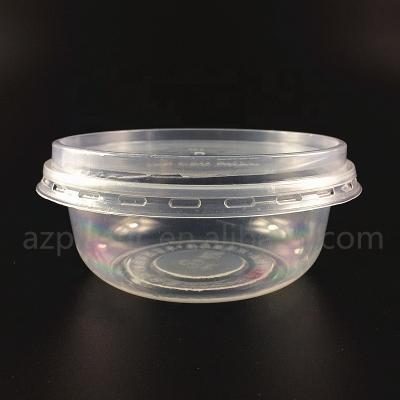 China Disposable Clear Plastic Disposable Food Container Transparent Soup Bowl for sale