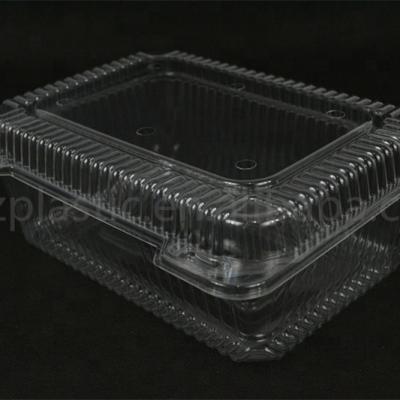 China Disposable Transparen Disposable Fresh Food PET Plastic Tray Plastic Packing Fruit Tray for sale