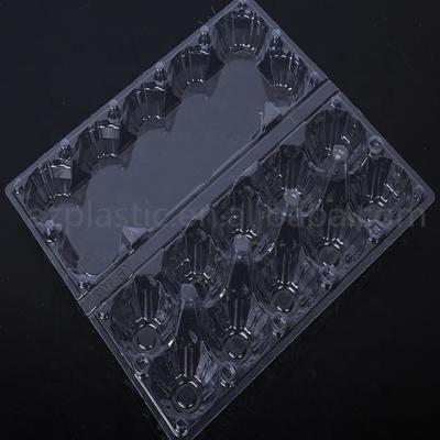 China 10 Cell Disposable Wholesale Clear Package Plastic Egg Tray Blister Plastic Tray For Chicken Egg for sale