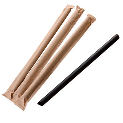 China 6mm/11mm/12mm stocked pp plastic drinking Straw Bubble Tea Cup Straw for sale