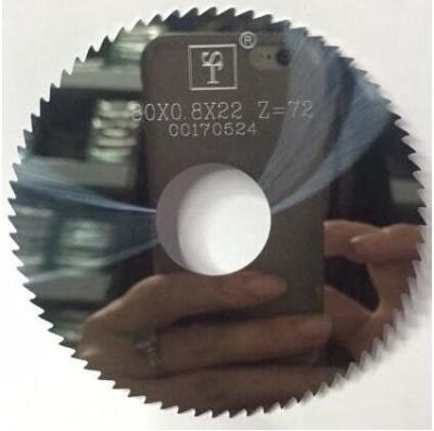 China KM  Solid carbide slitting cutter circular saw blade for metal cutting for sale