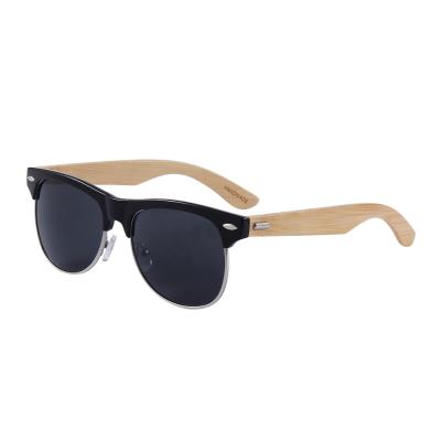 China Handmade Gafas De madera 2020 bamboo wood sunglasses oculos de sol eyewear OEM fashion sunglasses for sale