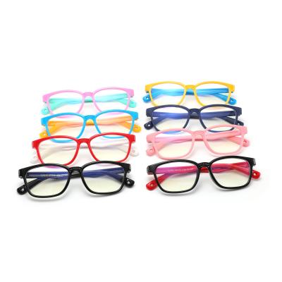 China Fashion Sunglasses Computer Glass Kids Silicon Baby Blue Light Blocking Lenses For Student for sale