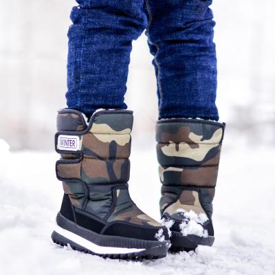 China Lightweight Fall/Winter For Boys Snow With Plush Winter Shoes Children Boots Ankle Boots Lady Warm Snowshoes for sale