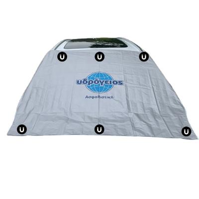 China Custom Car Front Snow Window Screen Cover Sunshade Magnetic Winter Snow Removal Car Cover Waterproof for sale