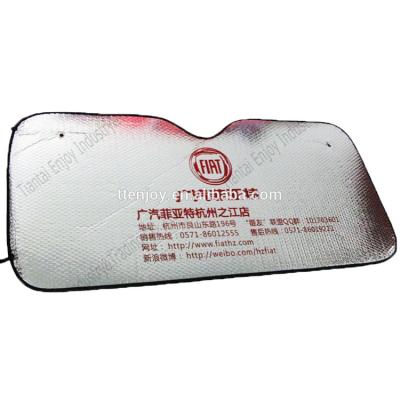 China Auto Shade Front Windshield Shades Sports Car Front Windshield Sun Type And PE Material Bubble Car Sun Shade Screen for sale