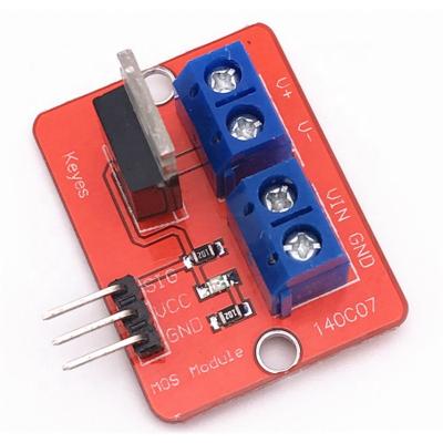 China Smart Button IRF520 MOS Driver Electronics Top Mount MOSFET Transistor IRF520 Module 0-24V for sale