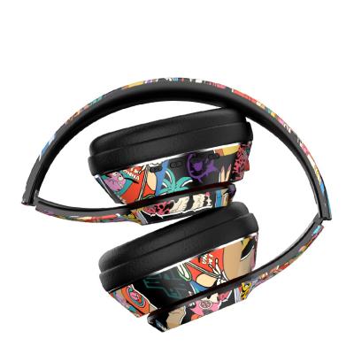 China 2022 New RGB Headband Earphone Hand Painted Wireless Earphone With Microphone HIFI Stereo Bass Gaming Headset for sale