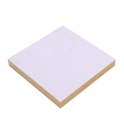 China 12mm 15mm Melamine MDF Moisture Proof White 18mm Laminate Board For Decoration Cupboard And Cabinet for sale