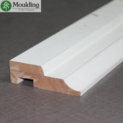 China White Primed Molding White Primed MDF Chair Rail Wall Molding Dado Rail Wooden Molding for sale