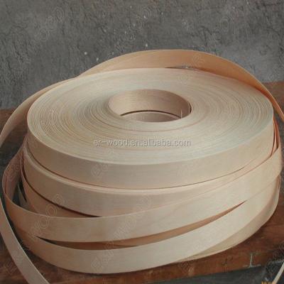 China Dark Furniture 0.50mm Beech Wood Edging Veneer Roll For Furniture for sale