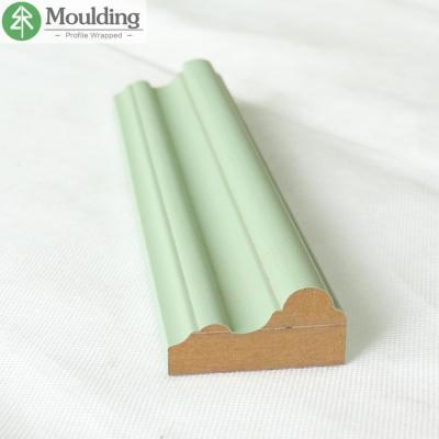 China HDF & MDF PVC Profiled MDF Skirting Board Bullnose Casting HDF & MDF, MDF Molding E&R Wood -- Skirting Board Bullnose Fitted 10-300mm to customer needs for sale