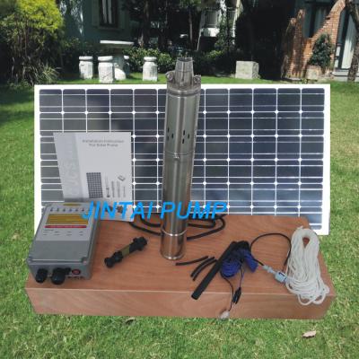 China 210W Deep Well / Livestock Solar Water Pump for Irrigation , JS3-1.8-80 for sale