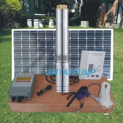 China Stainless Steel Solar Well Pumps JC4-3.1-66 , 4 Inches Standard Solar Water Pump for sale