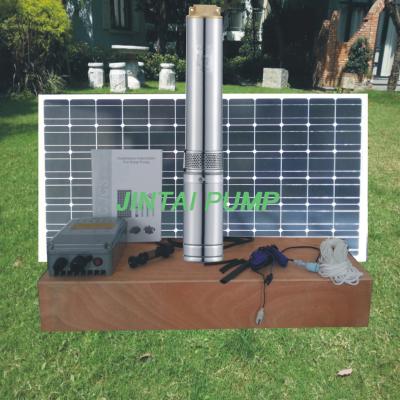 China Custom 60m Solar Well Pumps Submersible Water Pump For Agricultural for sale