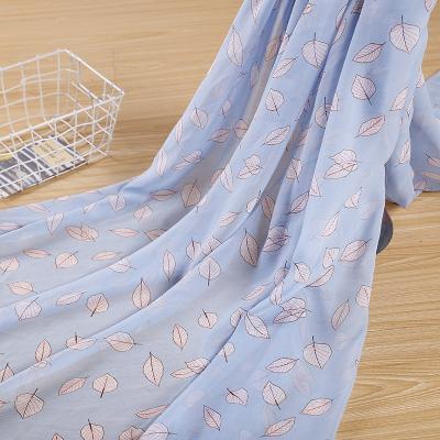 China China Wholesale Organic Fashionable Customized Recycle Dress Fabric 100% Polyester Dress Women Woven Fabric for sale