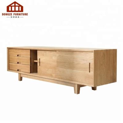 China Japanese Style TV Table Studio Stand Solid Wood Wooden Living Room Furniture for sale