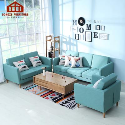 China Modern Fabric Living Contracted Sofa Piece Leather Sectional Sofa for sale