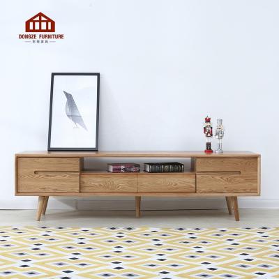 China New Model Modern Solid Wood Living Room Solid Wood Hotel TV Cabinet for sale