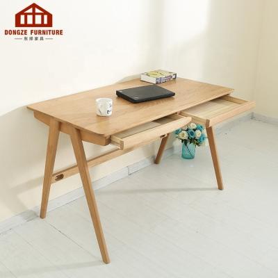 China Nordic solid wood study room furniture writing study desk in all solid wood for sale