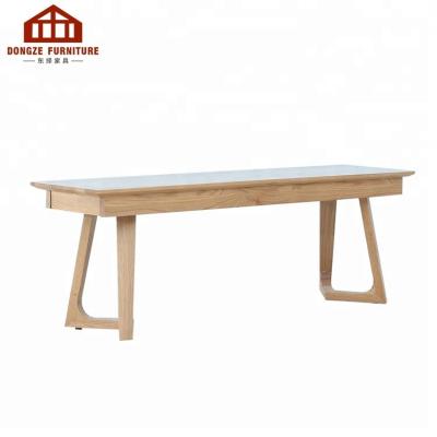 China Multifunctional Morden Solid Wood Factory Made Wholesale Indoor Wooden Living Room Bench With Revolving Leg for sale