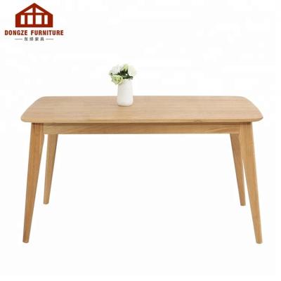 China Durable Solid Wood Wooden Dining Table Set Modern Wood for sale