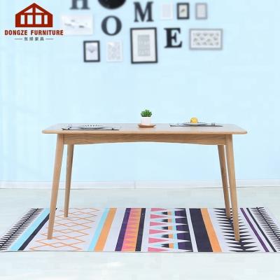 China Solid Wood Wooden Dining Table and Dining Table Modern Design 6 Seater Apartment Home Use Dining Chair for sale