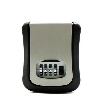 China Hot Sales Zinc Alloy +steel Wall Mount 4 Digit Locked Alike Safe Lock Storage Box Safe Code Lock Box for sale