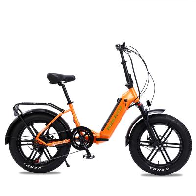 China Fat Tire Electric Bicycle 500W 48V 20*4.0 Fat Tire Foldable High Quality Electric Snow Bike for sale