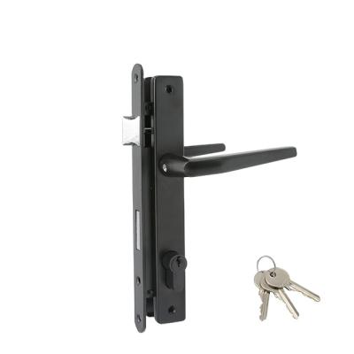 China Internal Doors Security Europe Black Door Lock Set For Interior Door for sale