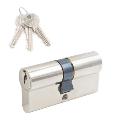 China Solid Brass 20 Years Experience 70mm Length Brass 5 Pin Lock Cylinder For Door for sale