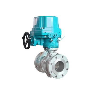 China DN15-300 Stainless Steel Industrial Explosion Proof Electric Ball Valve for sale