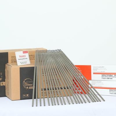 China BRIDGE E4303 brand rutile type CARBON STEEL WIRE STRUCTURE THJ422 JIS D4303 brand welding rod (mod.) GB/T 5117 electrode for sale