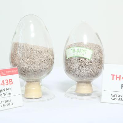 China Submerged Arc Welding AWS A5.17 F7A0-EH14 SJ101 ROSIN COPPER SUBMERGED SOLDERING SOLDER for sale