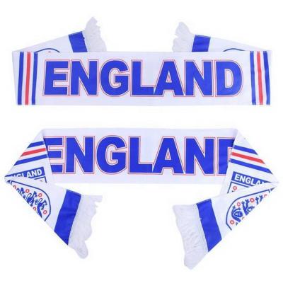 China 2022 UK Promotion WM England Fleece Scarf Wool Scarf for sale